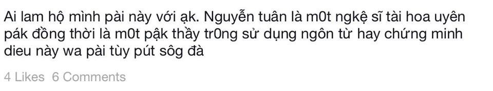 Tiến sĩ văn học và bài thơ nhói đau về giữ gìn vẻ đẹp Tiếng Việt - 1 Một đoạn viết bằng ngôn ngữ teen trên mạng xã hội cách đây 3 năm.