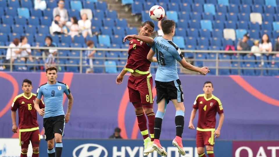 Hạ Uruguay trên loạt “đấu súng”, U20 Venezuela vào chung kết - 2
U20 Venezuela gỡ hòa 1-1 ở phút cuối cùng hiệp đấu chính thức