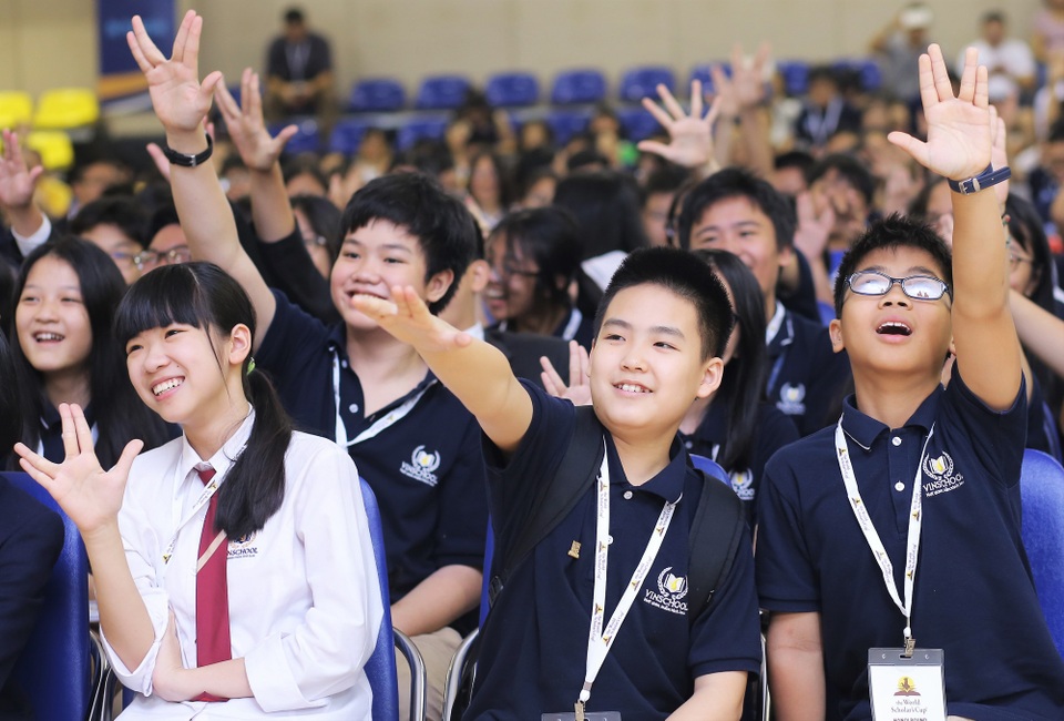 Vinschool đăng cai Cuộc thi “The World Scholar’s Cup 2017” vòng loại thế giới - 2 Không khí sôi động của Vòng thi khu vực của The World Scholar’s Cup 2017 tại Vinschool.