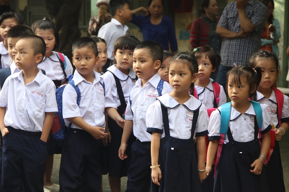 TPHCM: 1,5 triệu học sinh tựu trường - 1 Khoảng 1,5 triệu học sinh ở TPHCM tựu trường vào ngày hôm nay 14/8