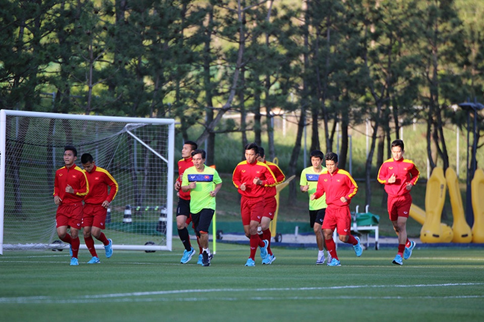 Cầu thủ U20 Việt Nam thách đố nhau xé lưới U20 Honduras - 1
U20 Việt Nam di chuyển đến Jeonju