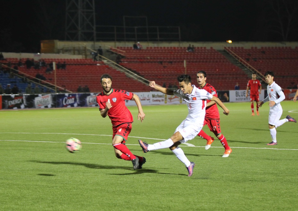 Đội tuyển Việt Nam bất phân thắng bại với Afghanistan - 1
Việt Nam và Afghanistan đành hài lòng với kết quả hòa 1-1 chung cuộc