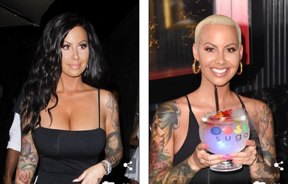 Hai vũ nữ thoát y khoe dáng nảy lửa - 6
Amber là bạn gái cũ của Kanye West