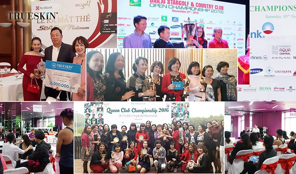 
Trueskin Việt Nam đồng hành cùng nhiều giải golf lớn trong nước 2016
