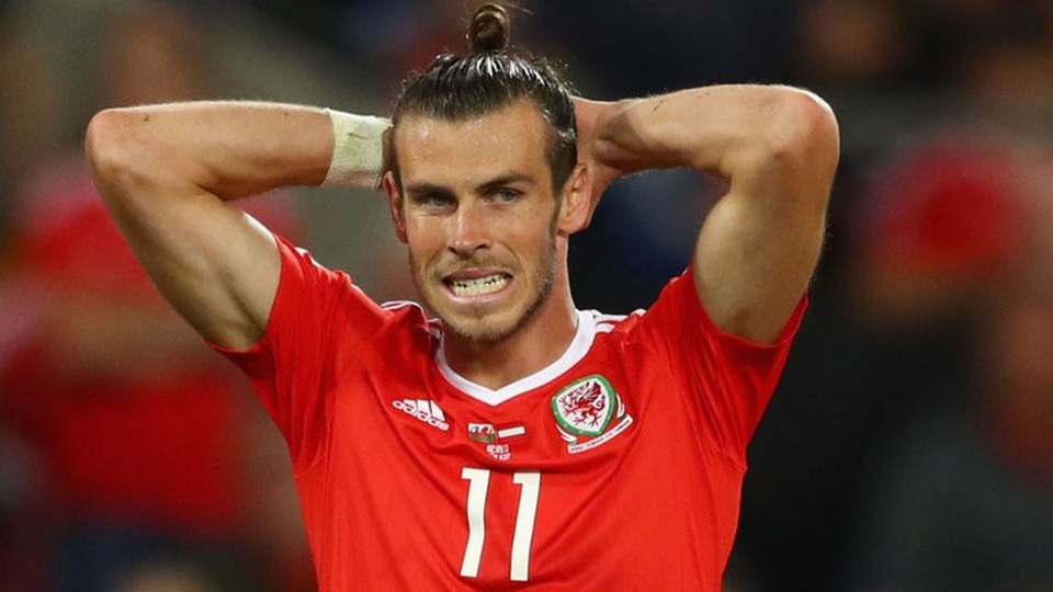 Gareth Bale không thể giúp xứ Wales góp mặt ở World Cup 2018