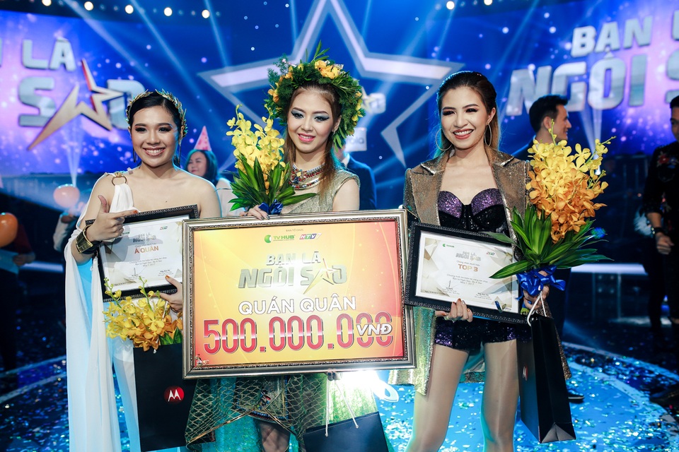 Liz Kim Cương đăng quang ngôi vị quán “Bạn là ngôi sao” mùa đầu tiên - 15
Kiều Oanh đạt Á quân với 17774 lượt bình chọn. Shin Hồng Vịnh với 15342 bình chọn nhận vị trí thứ ba.