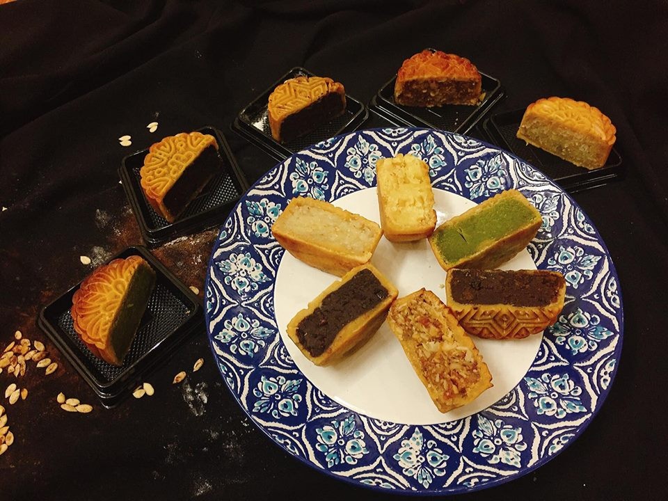 Bánh trung thu handmade có khá nhiều nhân