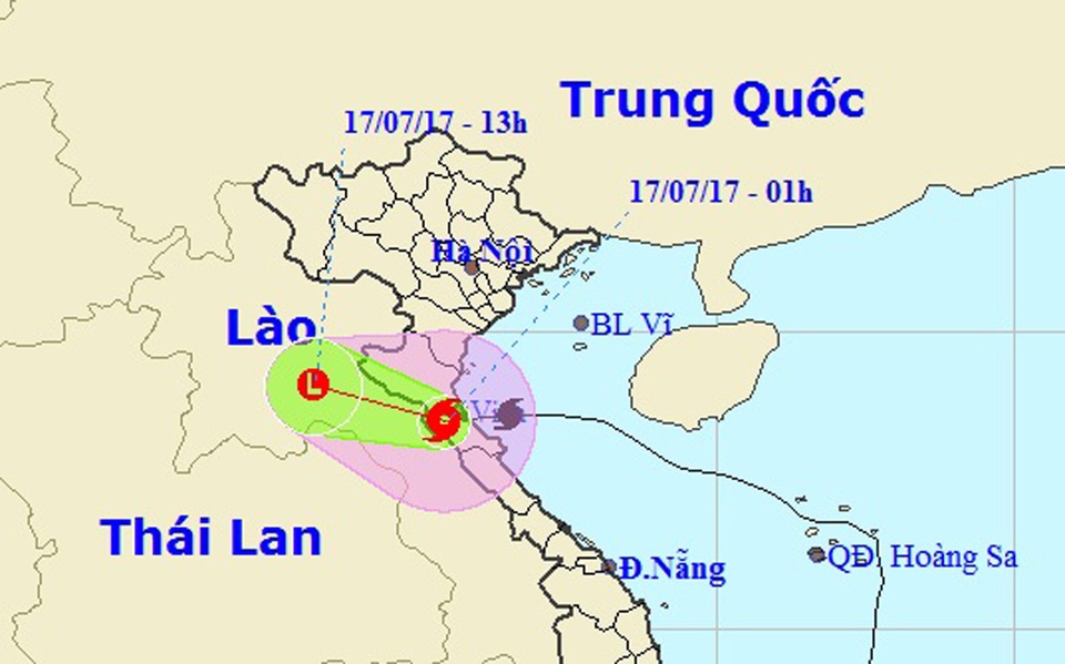 Bão số 2 đang đi sâu vào đất liền các tỉnh Nghệ An - Hà Tĩnh - 1 Bão số 2 đang đi sâu vào đất liền các tỉnh Nghệ An - Hà Tĩnh - 1