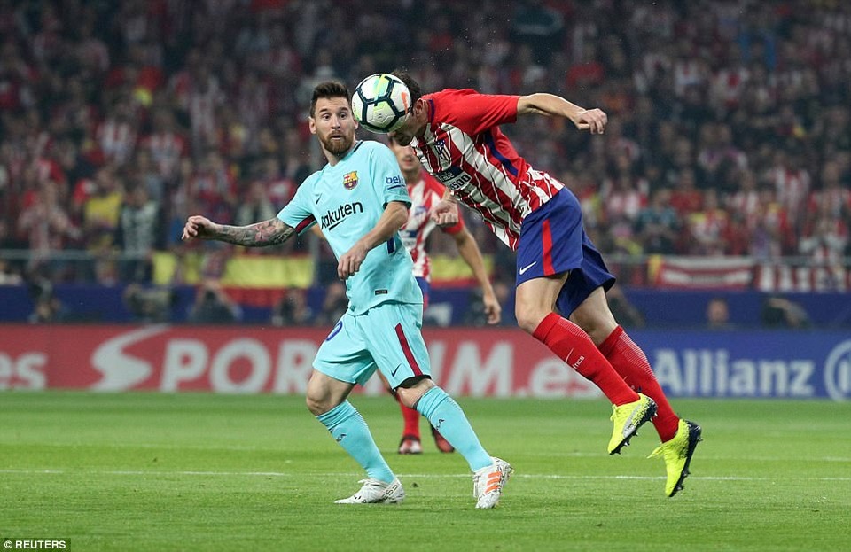 Hòa Atletico, Barcelona chấm dứt mạch toàn thắng ở La Liga - 3
Messi thực sự khá kém duyên ở trận đấu này