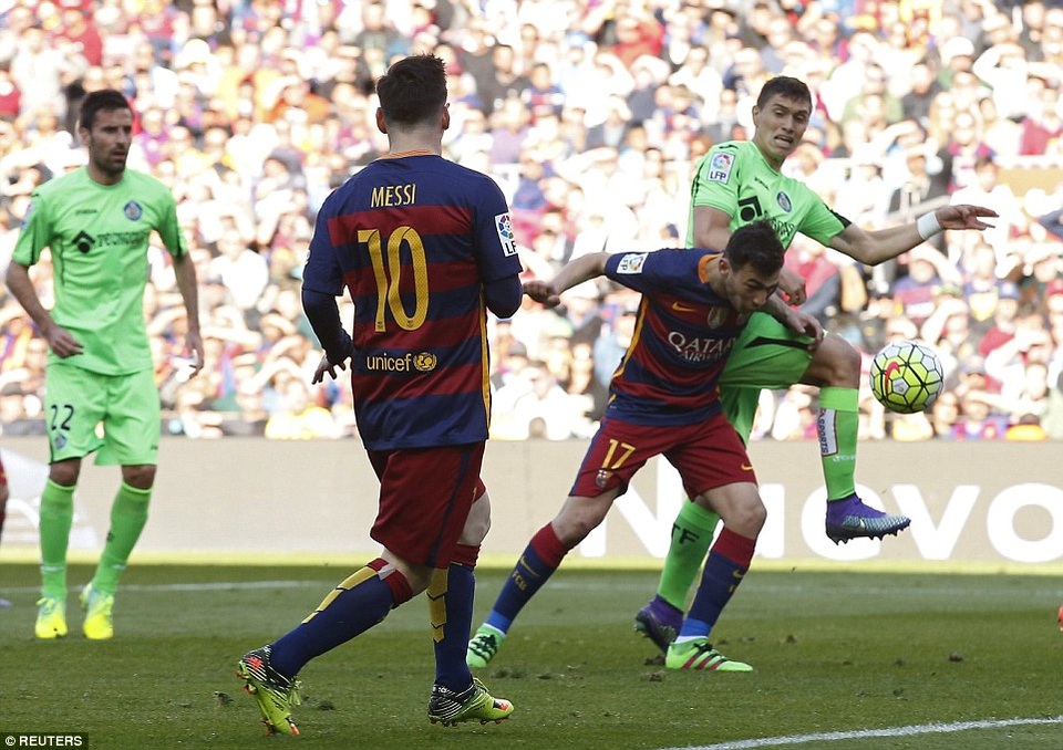 Barcelona bảo toàn ngôi đầu bảng sau đại chiến tại Coliseum? - 3
Barca luôn chơi hay khi gặp Getafe ở các trận đấu gần đây nhất