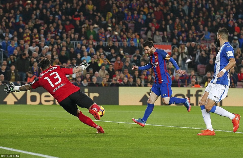 
Messi từng lập cú đúp vào lưới Leganes ở trận đấu gần đây nhất
