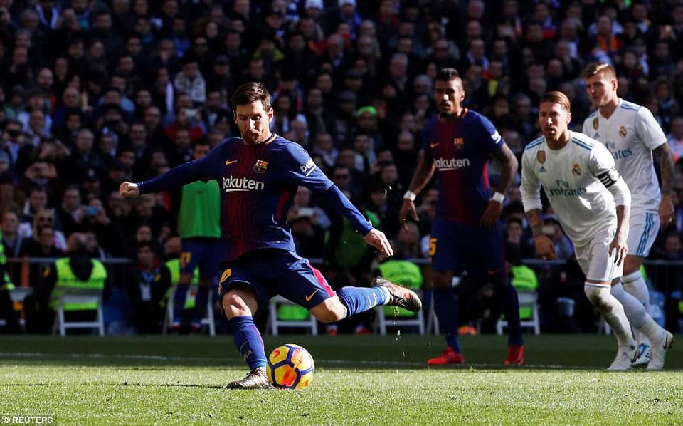 Những khoảnh khắc Barcelona hạ đo ván Real Madrid ở Bernabeu - 15
Lionel Messi đã có 25 bàn thắng trong những lần đối đầu Real Madrid