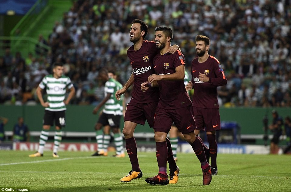 Barcelona hạ gục Sporting Lisbon trên đất Bồ Đào Nha - 3
Barcelona giành 3 điểm nhọc nhằn trên đất Bồ Đào Nha