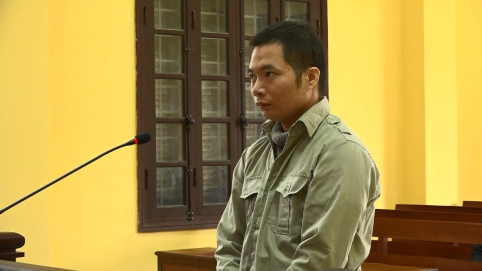 Bị cáo Lý Văn Nam tại phiên xét xử sơ thẩm