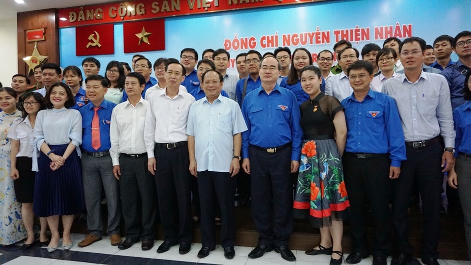 Bí thư Nguyễn Thiện Nhân: Khởi nghiệp ở Mỹ là thung lũng Silicon, ở Việt Nam phải là TPHCM - 1 Bí thư Thành ủy TPHCM Nguyễn Thiện Nhân gặp gỡ thanh niên tiêu biểu TPHCM