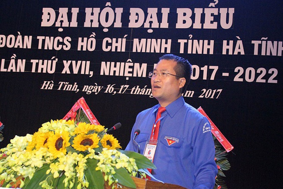 Anh Nguyễn Thế Hoàn tái đắc cử Bí thư Tỉnh đoàn Hà Tĩnh nhiệm kỳ 2017 - 2022 - 1 Anh Nguyễn Thế Hoàn