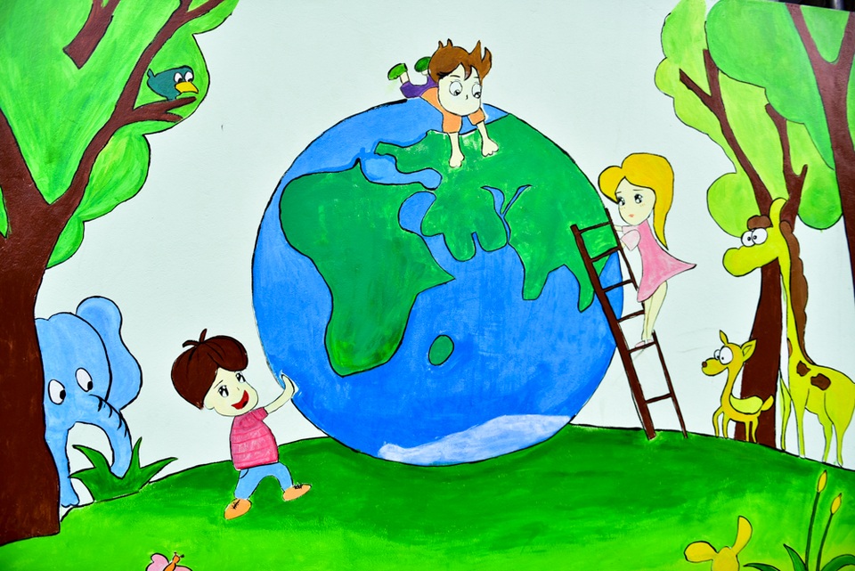 Ngắm "làng bích họa" đẹp mê mẩn ở ngoại thành Hà Nội - 8 Ngắm "làng bích họa" đẹp mê mẩn ở ngoại thành Hà Nội - 8