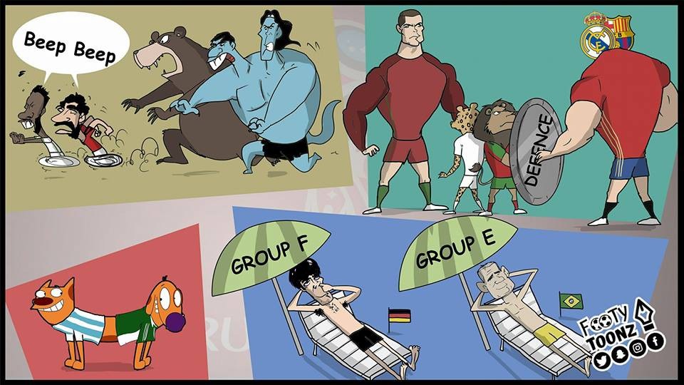 Tình hình các bảng đấu sau lễ bốc thăm World Cup 2018