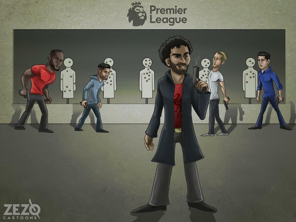 Salah bắn bách phát bách trúng và dẫn đầu danh sách Vua phá lưới Premier League