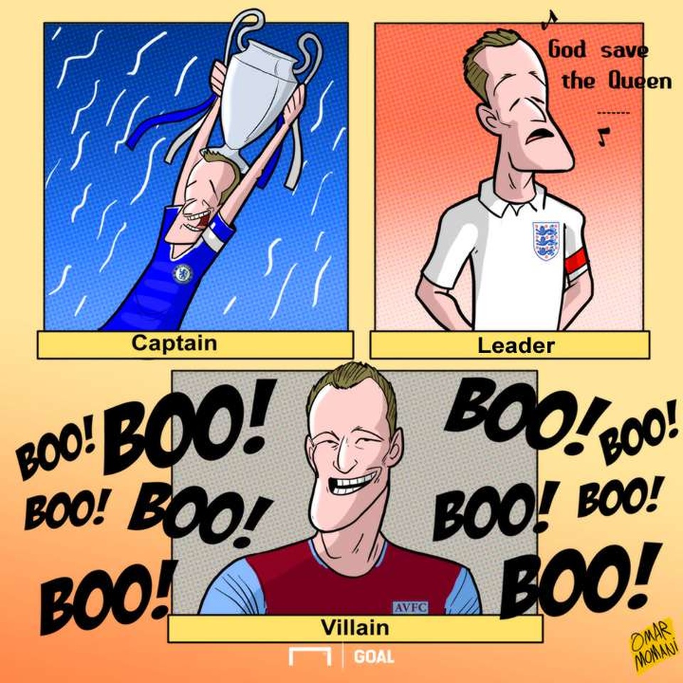 Góc biếm họa: Kẻ dập tắt giấc mơ của Messi và C.Ronaldo - 8 John Terry đã trải qua nhiều kỷ niệm đẹp trong sự nghiệp
