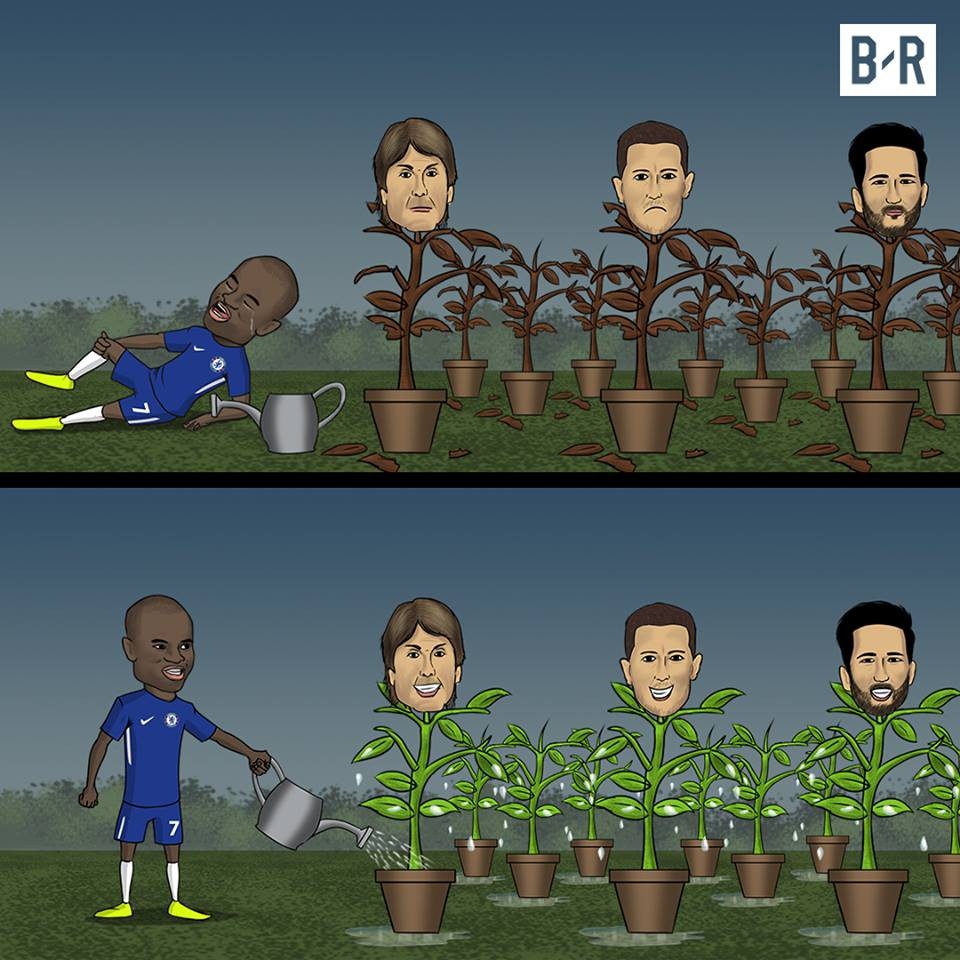 Chelsea không Kante trở nên héo rũ, có Kante mọi thứ tốt tươi