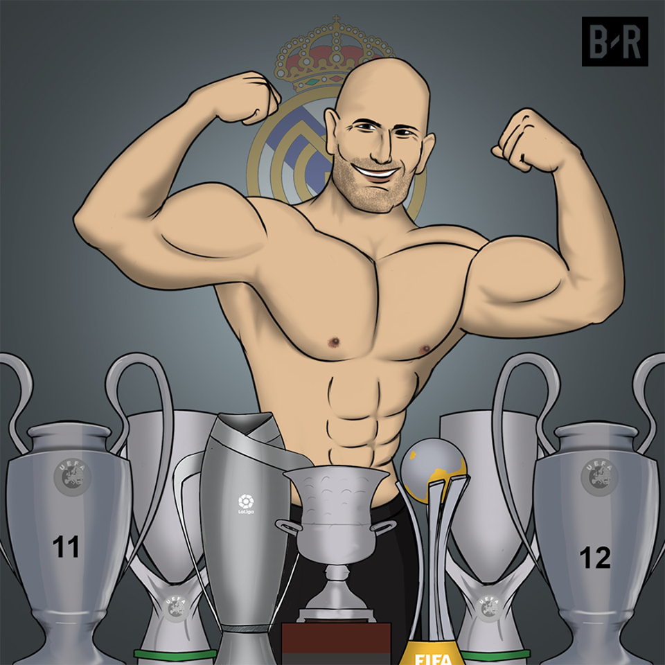 Góc biếm họa: Người khổng lồ Zidane - 1 Người khổng lồ Zidane và thành công chóng vánh ở Real Madrid