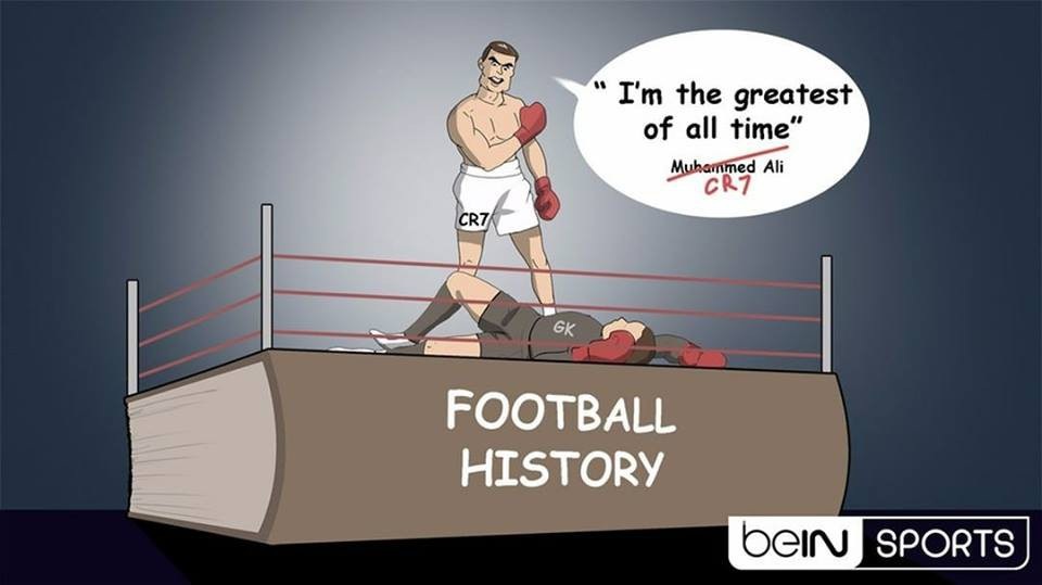 C.Ronaldo tự nhận là Cầu thủ vĩ đại nhất lịch sử bóng đá