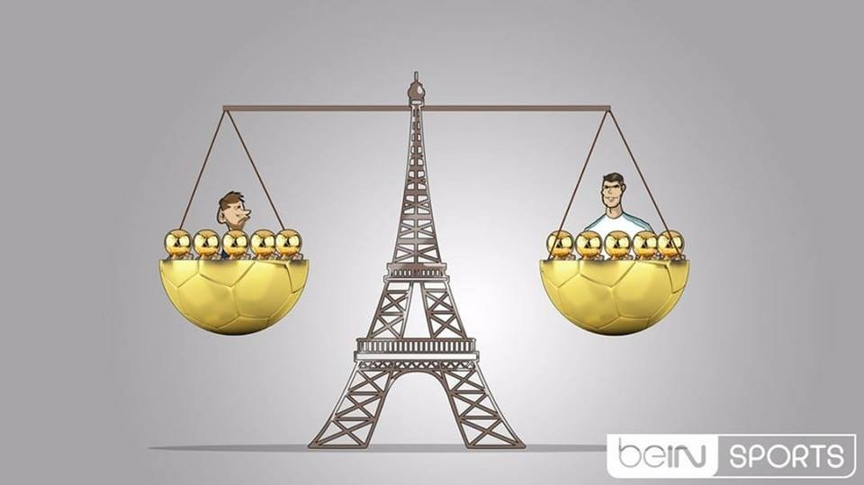 Cán cân Quả bóng vàng của C.Ronaldo và Messi đã cân bằng