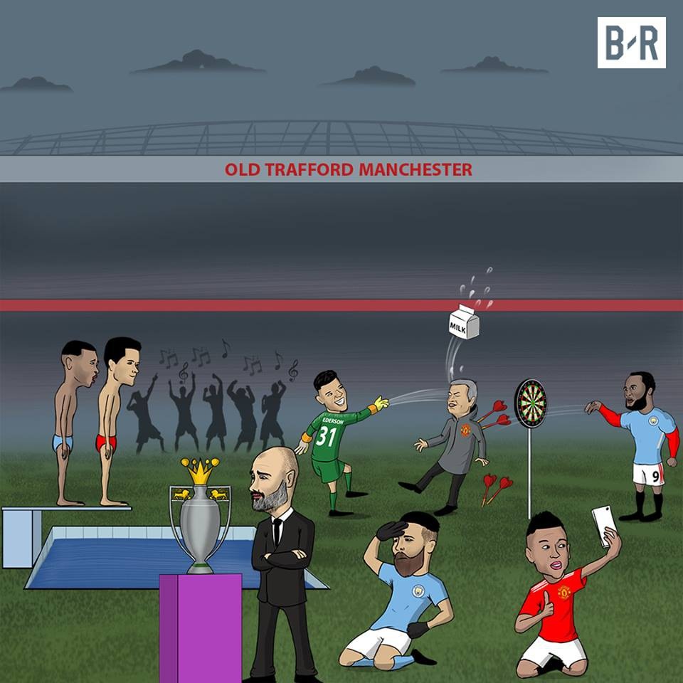 Toàn cảnh diễn biến trận derby Manchester