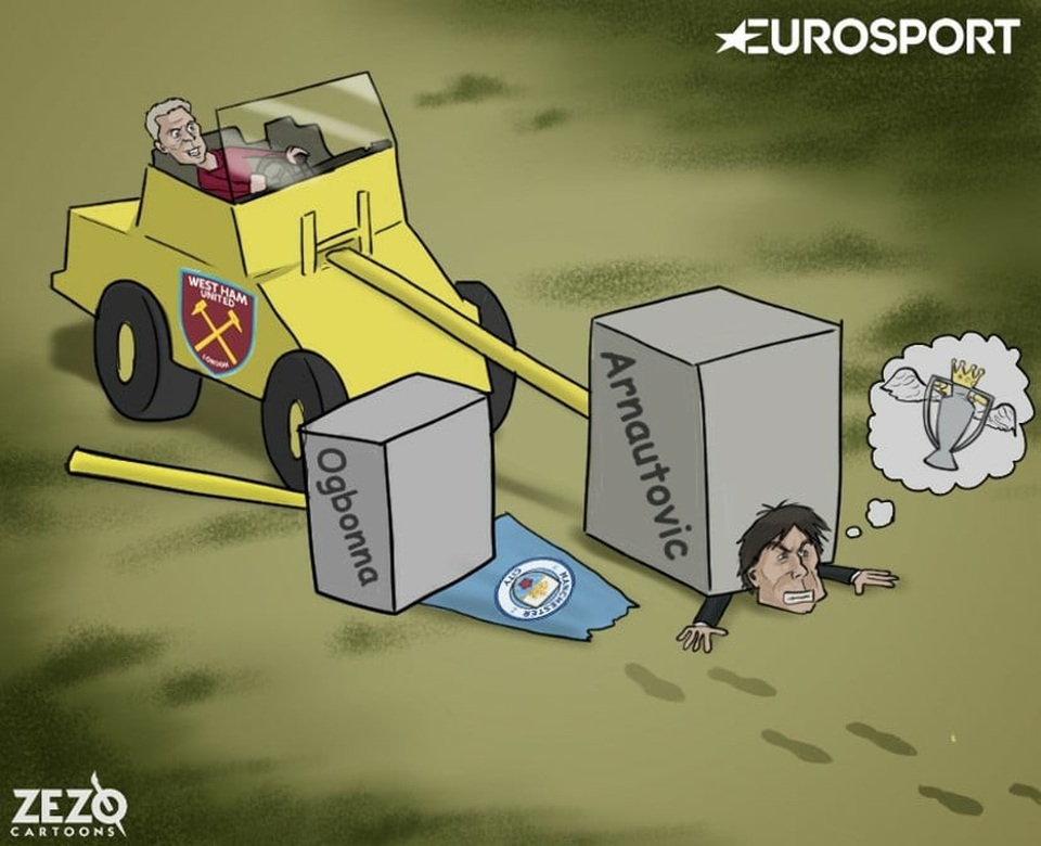 Chelsea bị nghiền nát bởi West Ham