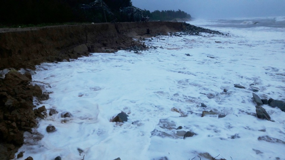 Sóng tại khu vực này rất lớn