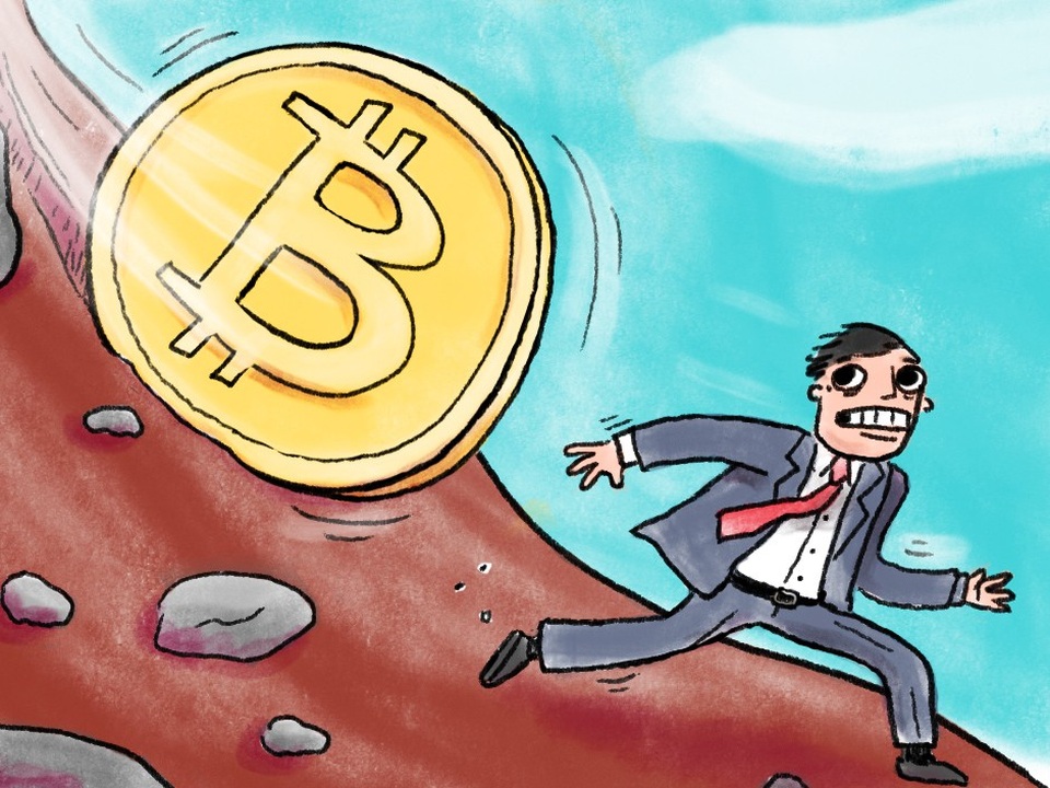 Bitcoin lao dốc, nhiều nhà đầu tư bán vội vì nguy cơ mất trắng - 2 Bitcoin bắt đầu bước đầu vào đà giảm, hay bong bóng đã vỡ?
