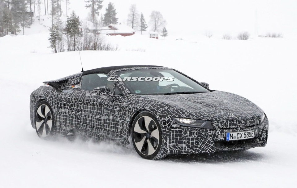 BMW i8 Spyder xuất hiện trên đường thử - 2 BMW i8 Spyder xuất hiện trên đường thử - 2