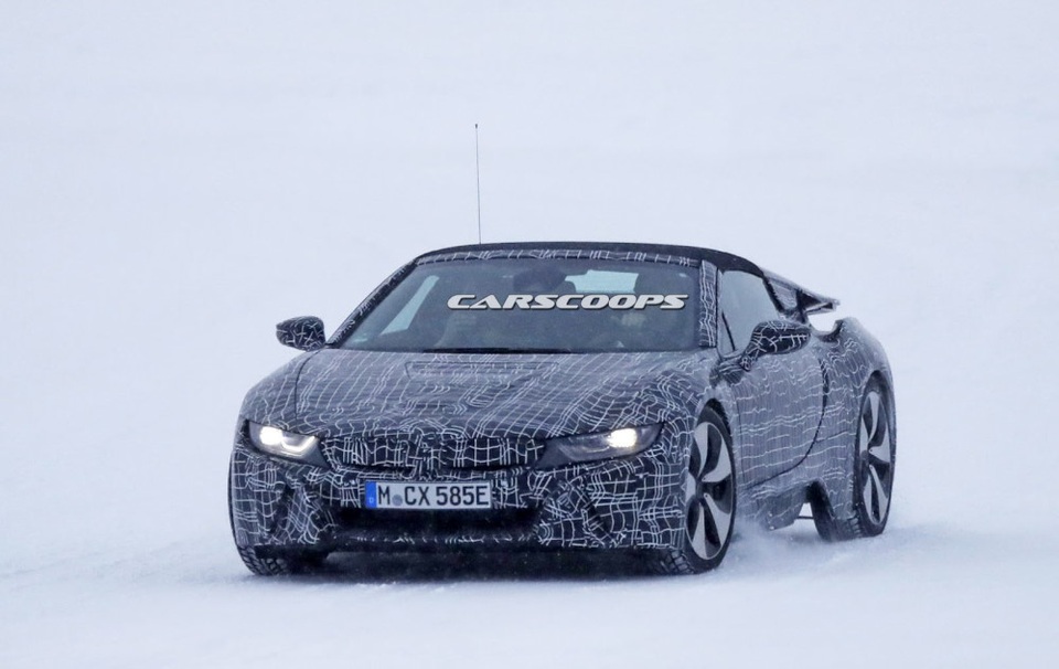 BMW i8 Spyder xuất hiện trên đường thử - 5 BMW i8 Spyder xuất hiện trên đường thử - 5