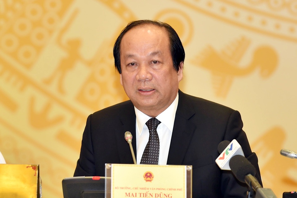 "Sẽ yêu cầu đóng cửa Formosa nếu còn để xảy ra sự cố" - 1 Bộ trưởng Chủ nhiệm VPCP Mai Tiến Dũng khẳng định, nếu chưa đảm bảo các điều kiện thì Formosa sẽ chưa được hoạt động trở lại (Ảnh: VGP)