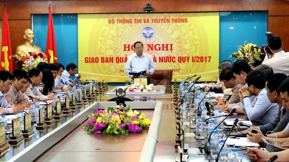 YouTube chặn, gỡ 1173 clip xấu độc theo yêu cầu Bộ TT&TT - 2
Toàn cảnh hội nghị giao ban quản lý nhà nước quý I/2017 tại Bộ TT& TT ngày 5/4.