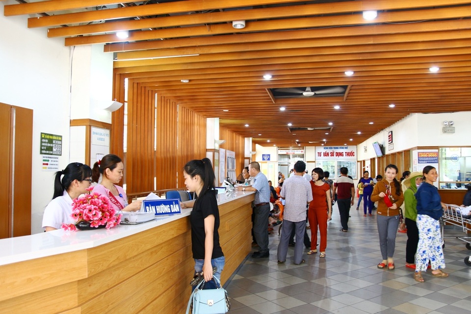 Những chuyển biến tích cực tại bệnh viện Trung ương Huế - 2 Khu vực hướng dẫn