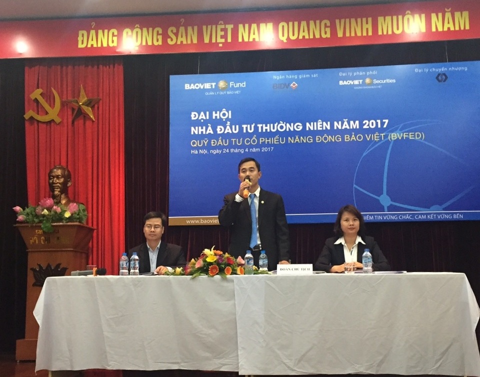 Công ty Quản lý Quỹ Bảo Việt tổ chức Đại hội nhà đầu tư thường niên các quỹ mở năm 2017 - 2