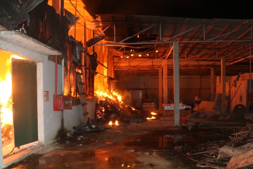 
Hiện trường vụ cháy
