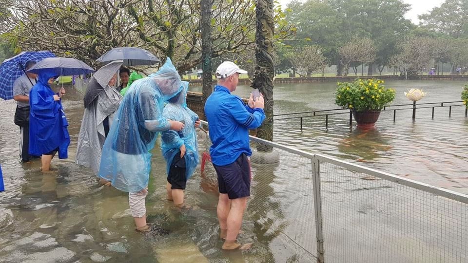 Hàng trăm con cá cảnh ở Hoàng Cung Huế... lên cầu bơi lội! - 6
Du khách ấn tượng với hình ảnh chưa từng thấy.