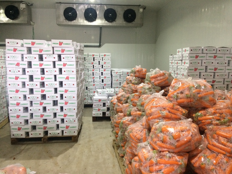 
Kho lạnh của 1 cơ sản xuất tại xã
