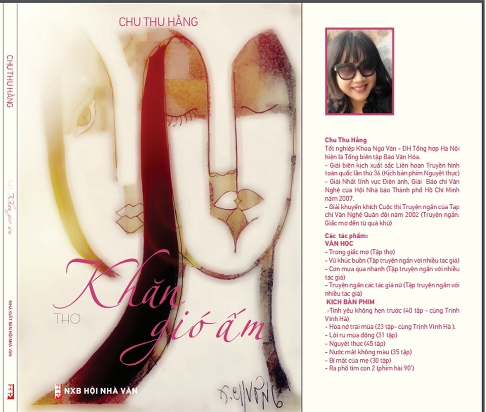 Xuyên suốt tập thơ “Chiếc khăn gió ấm” của Chu Thu Hằng là tình yêu. Đúng hơn là nuối tiếc tình yêu. Ta thấy có một nhân vật anh luôn tỏa bóng xuống đời em.