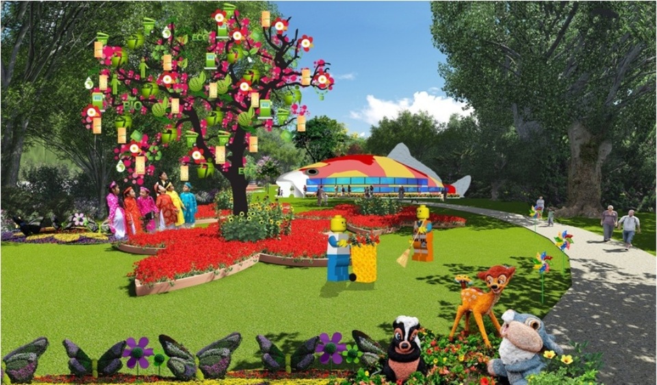 Gà đuôi dài 6 tấc, mai tán rộng 3,5 mét "khoe dáng" tại hội hoa xuân - 11 Hội hoa Xuân sẽ có “Cây mơ ước” để mọi người viết những điều mong ước tốt đẹp và thành công cho năm Đinh Dậu 2017