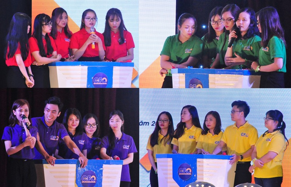 Sinh viên hóa thầy trò Đường Tăng thi Giám đốc tài chính tương lai - 4
4 đội chơi cân não xử lí tình huống tài chính.