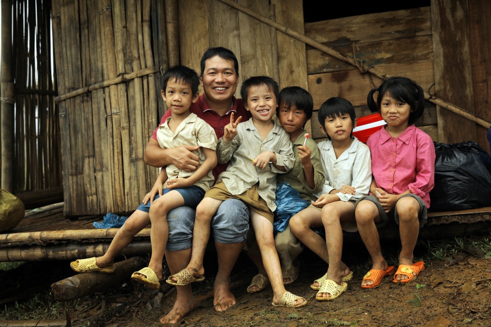 Các diễn viên tham gia Cha cõng con đều là những diễn viên đặc biệt.