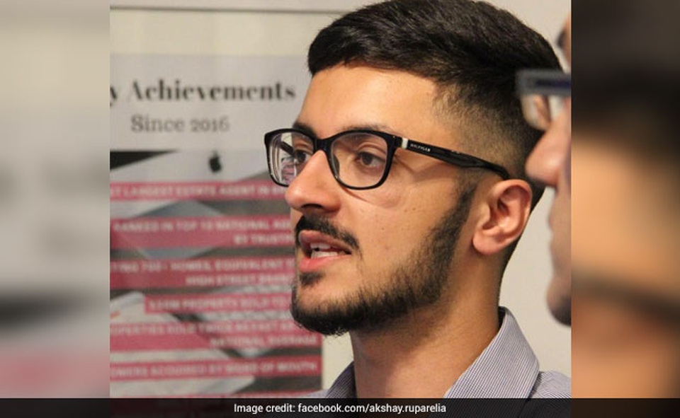 Chàng trai 19 tuổi trở thành triệu phú tự thân trẻ nhất nước Anh - 1 Akshay Ruparelia đã bán được 100 triệu bảng Anh giá trị bất động sản kể từ khi thành lập công ty. (Nguồn: NDTV)