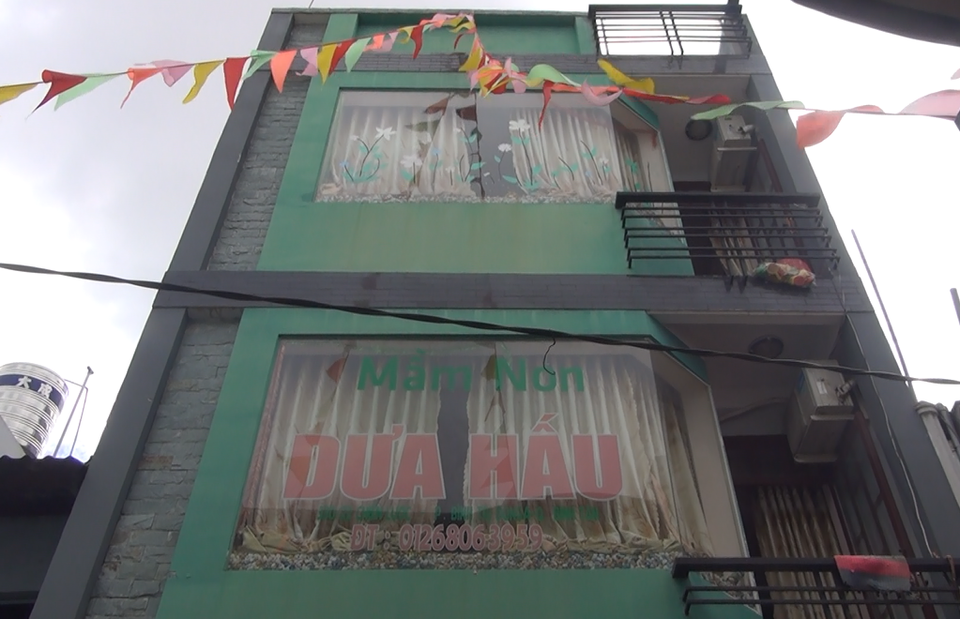 Trường mầm non Dưa Hấu nơi xảy ra vụ cháy