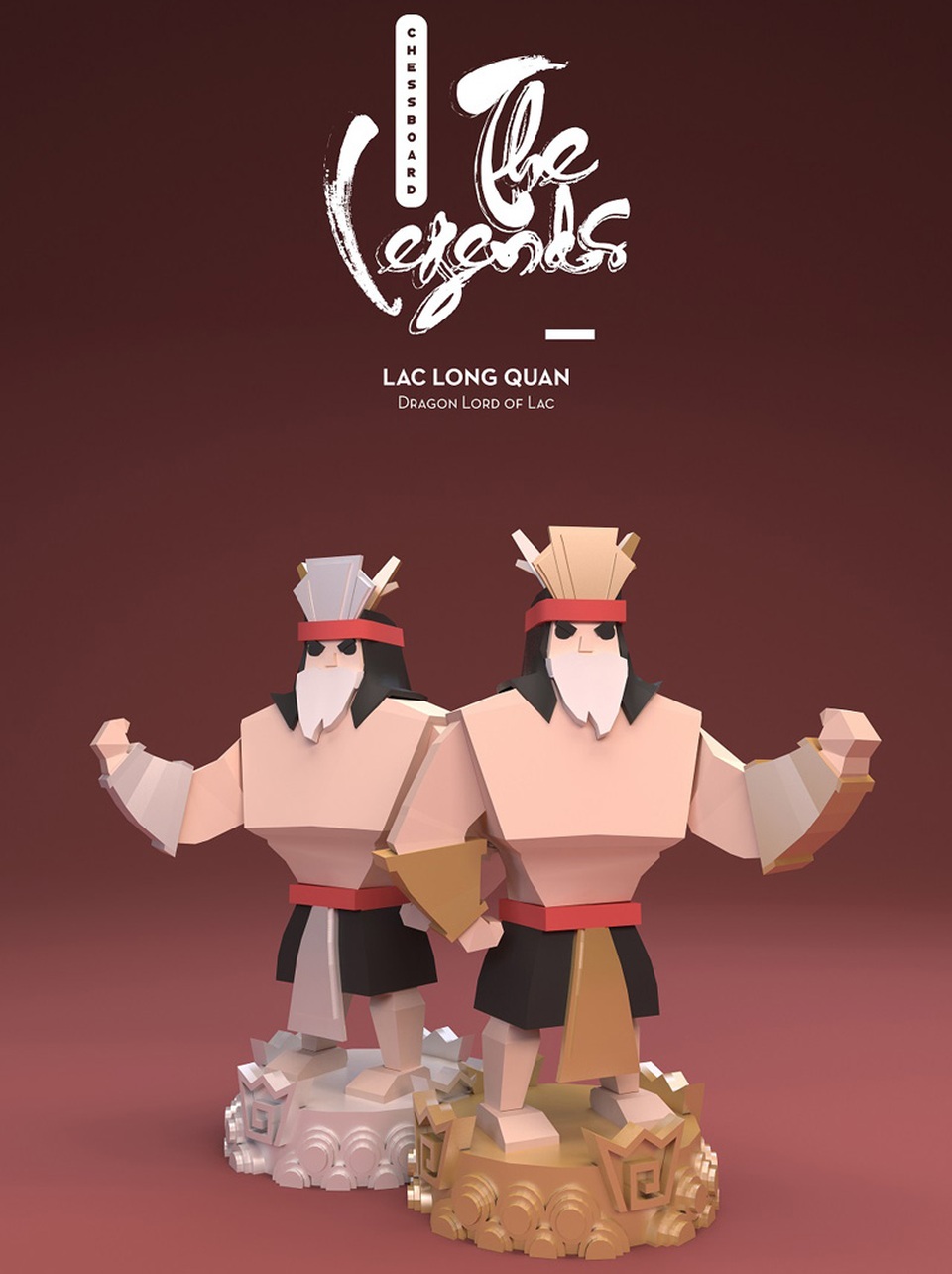 Người trẻ Sài thành yêu văn hóa làm bộ cờ vua dân tộc - 5
Một số nhân vật trong bộ cờ vua The Legends.