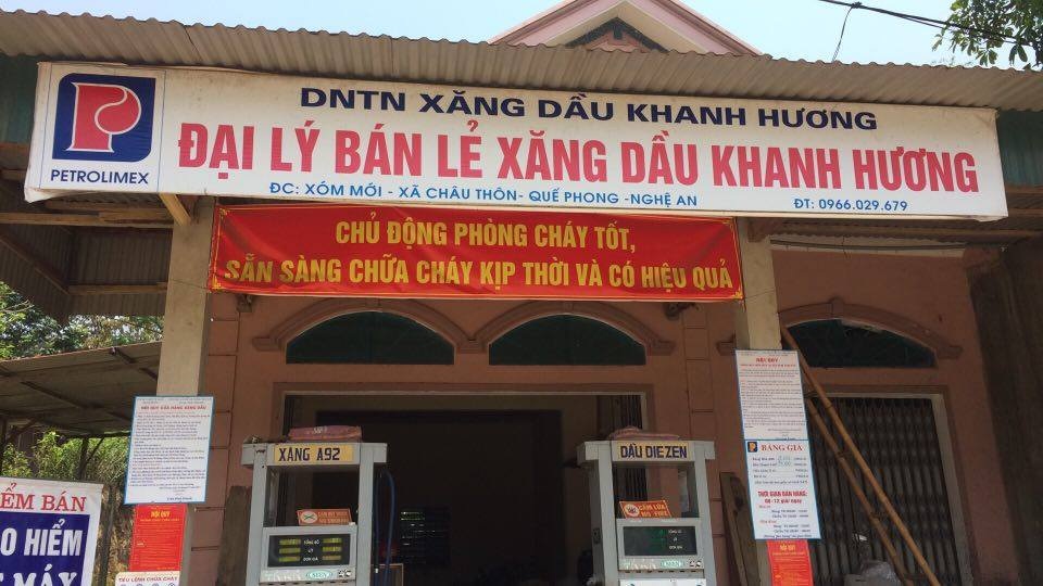 Nghi án nhân viên cây xăng bị kẻ lạ mặt chích điện trong đêm - 1 Cửa hàng xăng dầu nơi xảy ra sự việc.