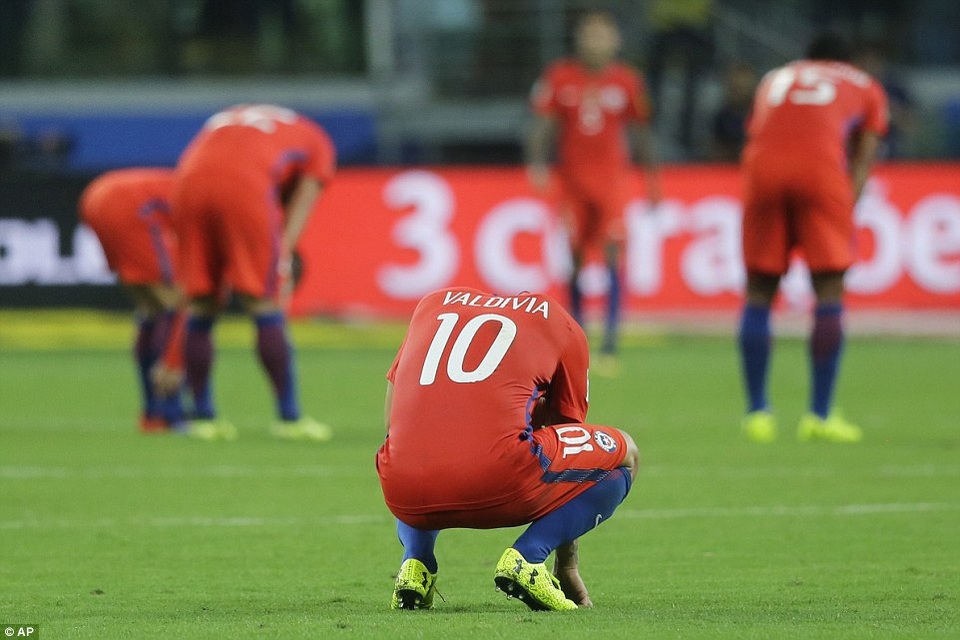 Chile và Mỹ bất ngờ trở thành khán giả tại World Cup 2018 - 1 Chile không thể giành quyền tham dự World Cup 2018
